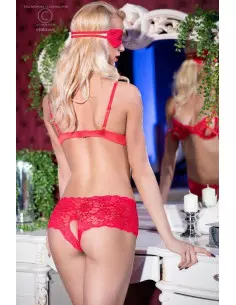 Vörös Open Bra 3 db-os Szett L Együttesek Chilirose 2