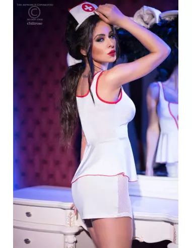 Ápolónő Jelmez 4 db-os Szett S/M Kosztümök - Jelmezek Chilirose