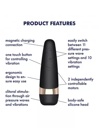 Satisfyer Pro 3 + Vibrátor Nonfiguratív vibrátorok Satisfyer