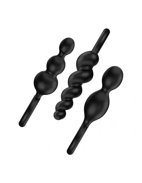 Satisfyer Booty Call (Set of 3) Black Fenékdugó Fenékdugók Satisfyer Satisfyer Booty Call (Set of 3) Black Fenékdugó Fenékdugók Satisfyer