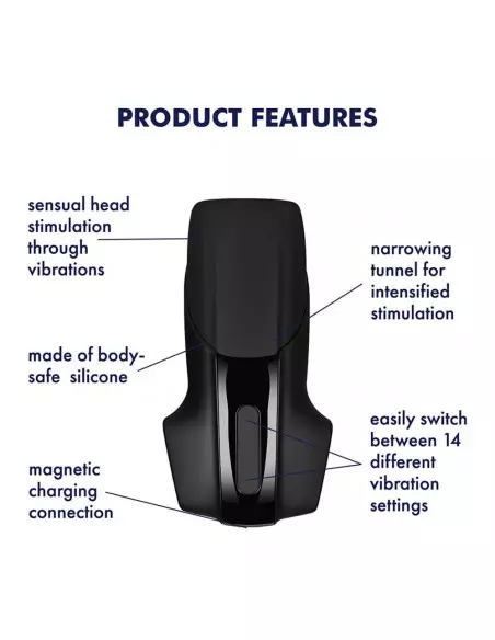 Satisfyer Men Vibration Maszturbátor Férfi maszturbátorok Satisfyer