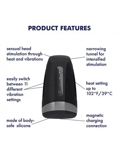 Satisfyer Men Heat Vibration Maszturbátor Férfi maszturbátorok Satisfyer