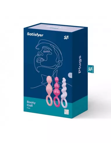 Satisfyer Booty Call (Set of 3) Coloured Fenékdugó Fenékdugók Satisfyer
