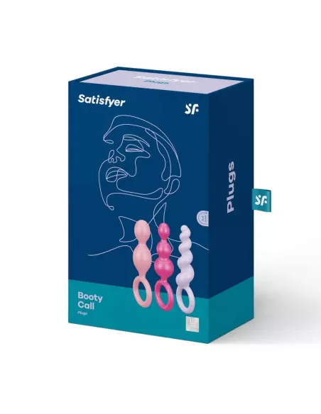 Satisfyer Booty Call (Set of 3) Coloured Fenékdugó Fenékdugók Satisfyer