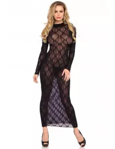 Hosszú Ujjú Maxi Ruha Fekete Ruhák Leg Avenue