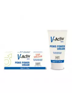 HOT V-Activ Erekció Krém 50 ml Serkentők - Vágyfokozók Hot