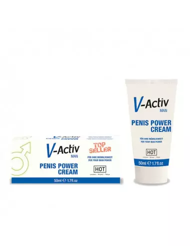 HOT V-Activ penis power cream for men 50 ml Serkentők - Vágyfokozók Hot