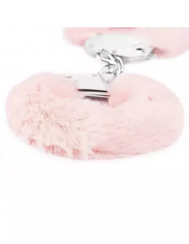 Fetish Pleasure Fluffy Hand Cuffs Pink Bilincs Bilincsek - Kötözők Lovetoy