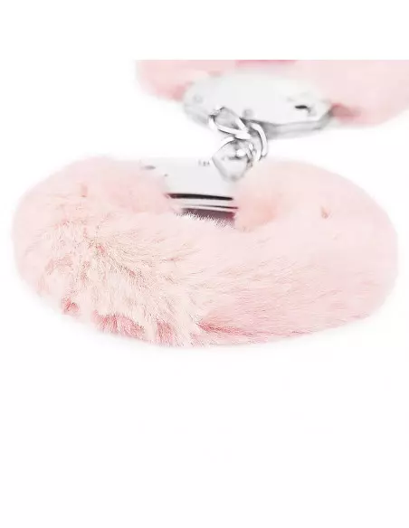 Fetish Pleasure Fluffy Hand Cuffs Pink Bilincs Bilincsek - Kötözők Lovetoy