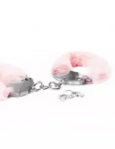 Fetish Pleasure Fluffy Hand Cuffs Pink Bilincs Bilincsek - Kötözők Lovetoy 2