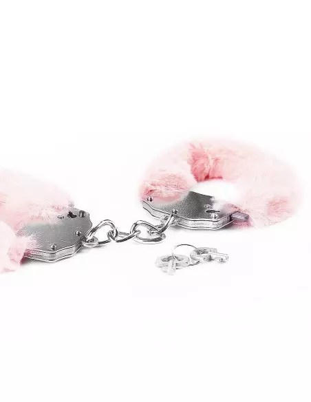 Fetish Pleasure Fluffy Hand Cuffs Pink Bilincs Bilincsek - Kötözők Lovetoy