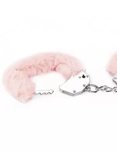 Fetish Pleasure Fluffy Hand Cuffs Pink Bilincs Bilincsek - Kötözők Lovetoy