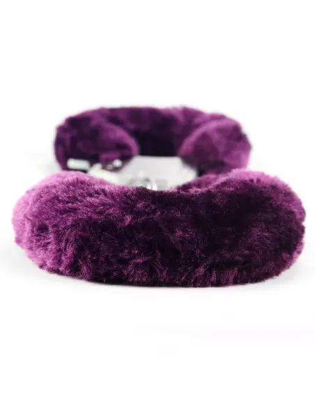 Fetish Pleasure Fluffy Hand Cuffs Purple Bilincs Bilincsek - Kötözők Lovetoy