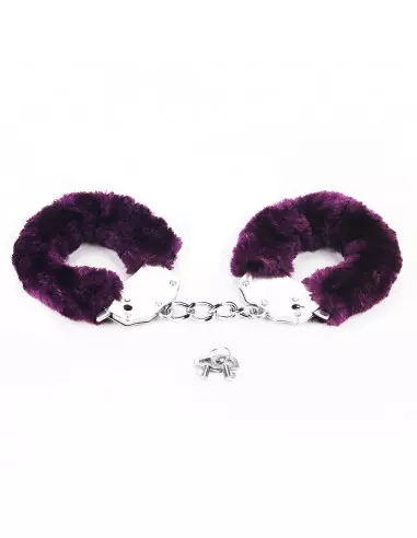 Fetish Pleasure Fluffy Hand Cuffs Purple Bilincs Bilincsek - Kötözők Lovetoy