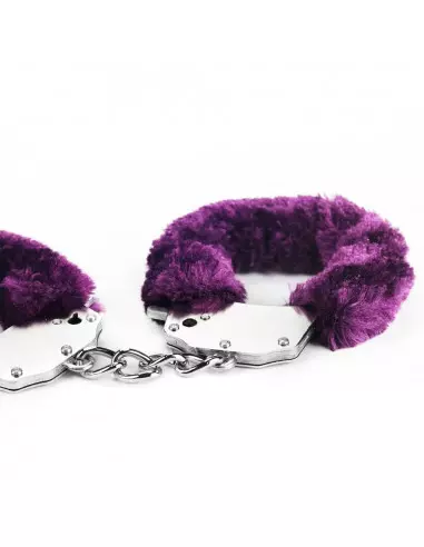 Fetish Pleasure Fluffy Hand Cuffs Purple Bilincs Bilincsek - Kötözők Lovetoy
