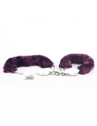Fetish Pleasure Fluffy Hand Cuffs Purple Bilincs Bilincsek - Kötözők Lovetoy