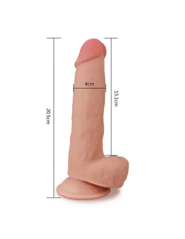 7" Skinlike Soft Dong Dildó Dongok - Dildók Lovetoy