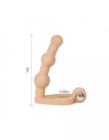 The Ultra Soft Bead Anál Vibrátor Felcsatolható eszközök Lovetoy