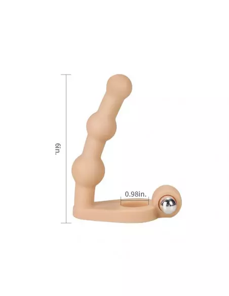 The Ultra Soft Bead Anál Vibrátor Felcsatolható eszközök Lovetoy