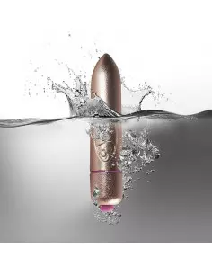 Coloured 7 Speed RO-80 mm Gold Vibrátor Mini vibrátorok és tojások Rocks-Off 2