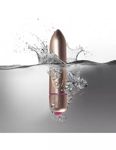 Coloured 7 Speed RO-80 mm Gold Vibrátor Mini vibrátorok és tojások Rocks-Off