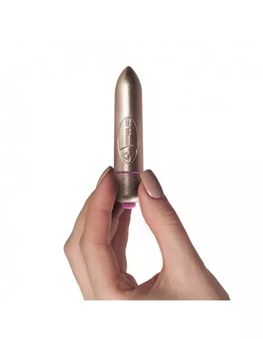 Coloured 7 Speed RO-80 mm Gold Vibrátor Mini vibrátorok és tojások Rocks-Off