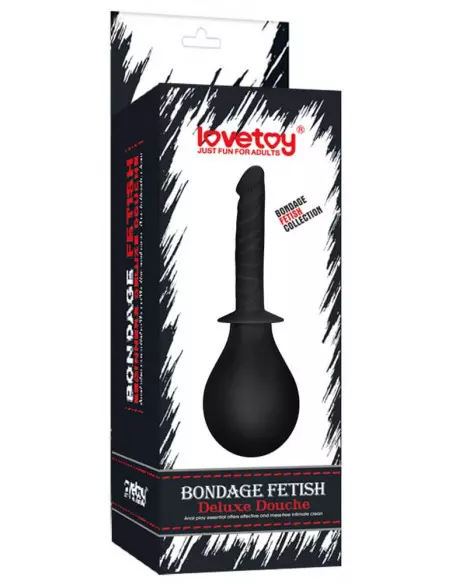 Bondage Fetish Deluxe Douche Black 1 Intimzuhany Intimzuhanyok Lovetoy