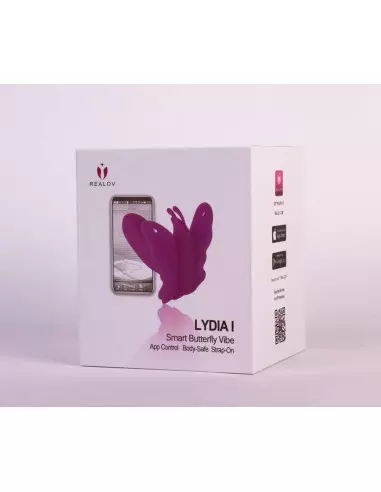 Realov - Lydia I Smart Butterfly Vibe Purple Okos Vibrátor Okos vibrátorok Realov