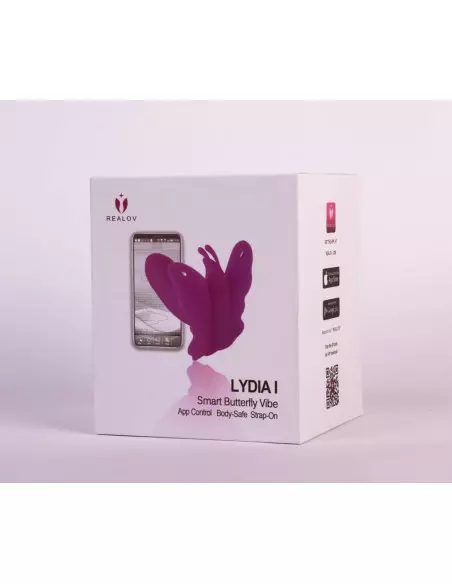 Realov - Lydia I Smart Butterfly Vibe Purple Okos Vibrátor Okos vibrátorok Realov