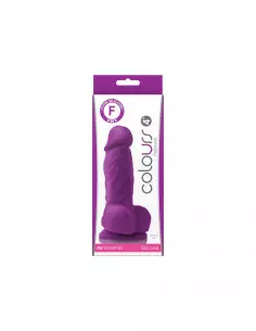 Colours Pleasures 4 inch Dildó Purple Dongok - Dildók NS Toys
