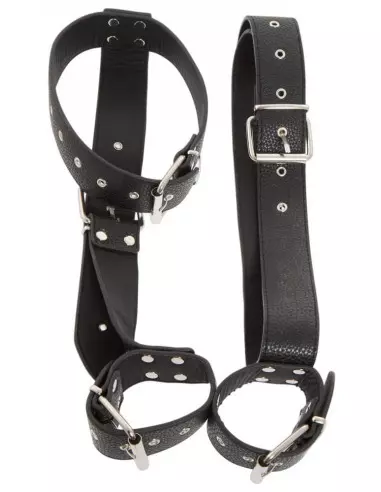 Bad Kitty Neck And Hand Restraints Nyakörv Kötözővel Nyakörv és póráz Orion - Bad Kitty
