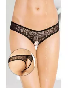 Pántos Tanga 2446 - Fekete M/L Női fehérneműk Softline
