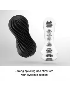 Tenga Flex Rocky Black Maszturbátor Férfi maszturbátorok Tenga