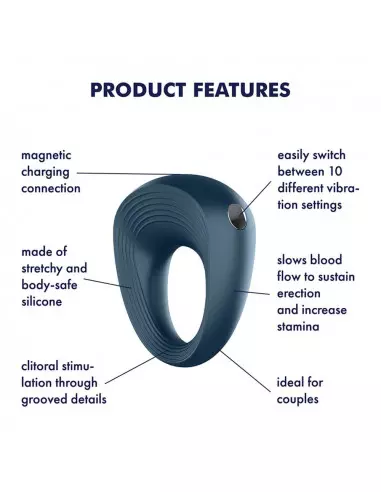 Power Ring Péniszgyűrű Péniszgyűrűk - Mandzsetták Satisfyer