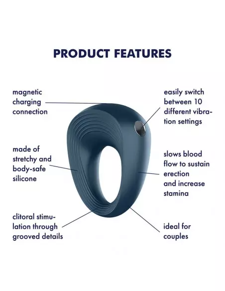 Power Ring Péniszgyűrű Péniszgyűrűk - Mandzsetták Satisfyer