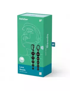 Satisfyer Love Beads Black Anál Golyósor Golyósorok Satisfyer