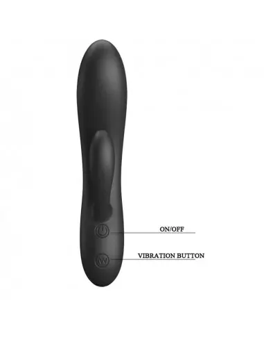 Pretty Love Matt Black Vibrátor Nonfiguratív vibrátorok Pretty Love