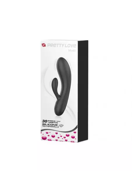 Pretty Love Matt Black Vibrátor Nonfiguratív vibrátorok Pretty Love