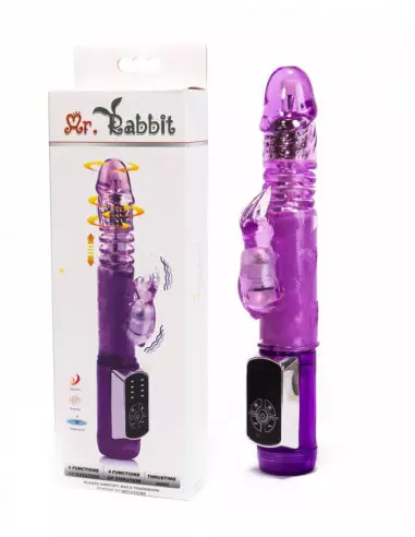 Mr. Rabbit Vibrátor Purple Nonfiguratív vibrátorok Debra