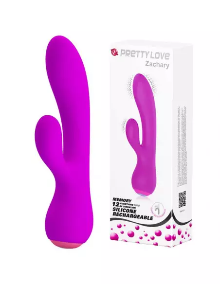 Pretty Love Zachary Purple Vibrátor Nonfiguratív vibrátorok Pretty Love