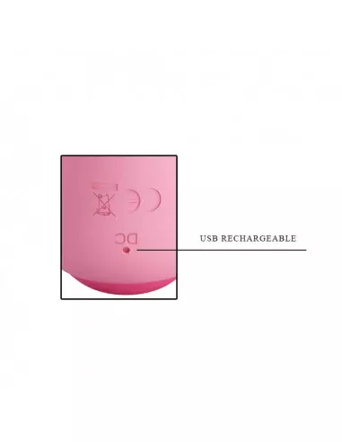 Pretty Love Zachary Pink Vibrátor Nonfiguratív vibrátorok Pretty Love