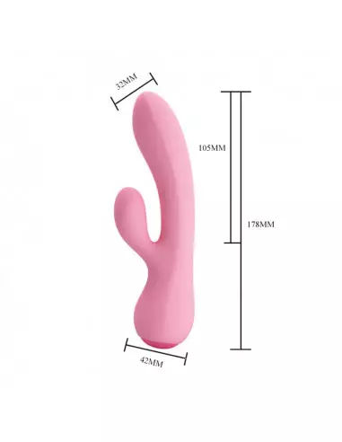 Pretty Love Zachary Pink Vibrátor Nonfiguratív vibrátorok Pretty Love