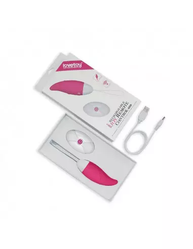 IJOY Wireless Remote Control Rechargeable Egg Pink Vibrátor Mini vibrátorok és tojások Lovetoy
