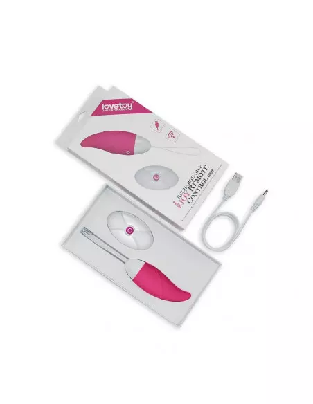 IJOY Wireless Remote Control Rechargeable Egg Pink Vibrátor Mini vibrátorok és tojások Lovetoy IJOY Wireless Remote Control Rechargeable Egg Pink Vibrátor Mini vibrátorok és tojások Lovetoy