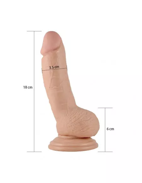 7" Real Extreme Dildó Flesh Dongok - Dildók Lovetoy