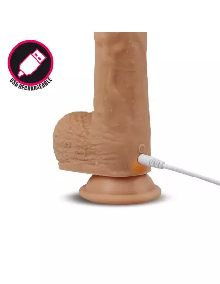 Dual layered Silicone Rotating Nature Cock Liam Flesh Vibrátor Realisztikus vibrátorok Lovetoy