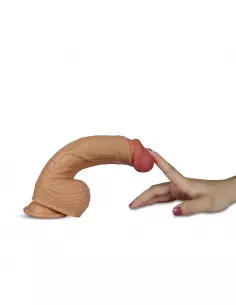 Dual layered Silicone Rotating Nature Cock Liam Flesh Vibrátor Realisztikus vibrátorok Lovetoy 2