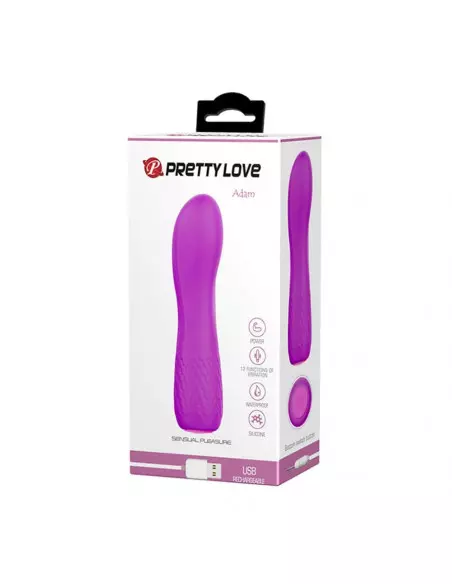 Pretty Love Adam Purple Vibrátor Mini vibrátorok és tojások Pretty Love