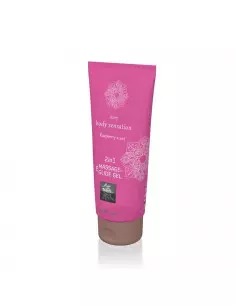 Masszázs és Síkosító Gél 2 in 1 - Raspberry scent 200ml Masszázsgyertyák és olajok Shiatsu