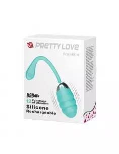 Pretty Love Franklin Turquoise Vibrátor Mini vibrátorok és tojások Pretty Love